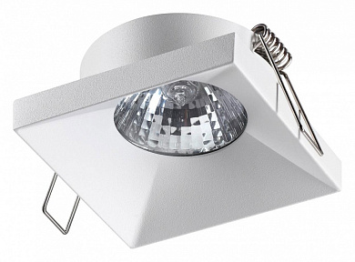 точечный светильник квадратный белый