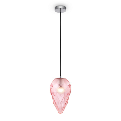 Подвесной светильник Globo Maytoni хром-розовый P052PL-01PK
