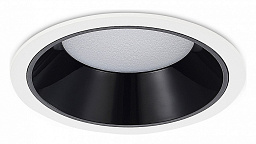 ST755.448.12 ST-Luce St755 встраиваемый потолочный светильник чёрный с широким рассеивателем