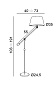 TEMBO торшер Davidts lighting — фото 7