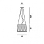 FN290007_65 Foscarini Twiggy Grid SP OUT уличная люстра красный — фото 3