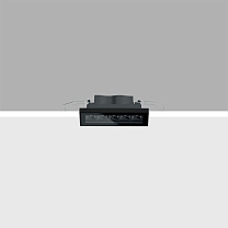 Laser Blade InOut Recessed rectangular ceiling-mounted IP65 luminaire, compact body, Warm White LEDs, DALI Wide Flood optic. 13.1W 847lm - 3000K - DALI-2