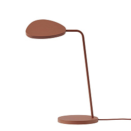 13423 Muuto Leaf настольная лампа с изогнутой стойкой медно красная