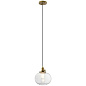 Avery 9.75" 1 Light Mini Pendant Natural Brass подвесной светильник 43852NBR Kichler — фото 1