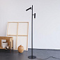 Carlo floor lamp two Dyberg Larsen торшер черный 9021