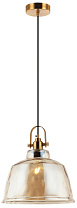 Светильник подвесной Stilfort Bell 2117/05/01PL, Янтарный; Бронза