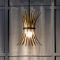 Baile 1 Light Mini Pendant Natural Brass and Black подвесной светильник 52460BK Kichler