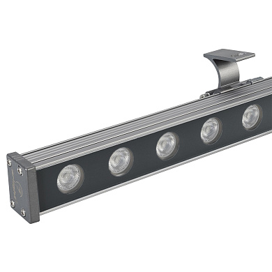 023624 Arlight Светодиодный прожектор AR-LINE-1000M-24W-24V RGB (Grey, 30 deg, DMX512)