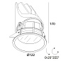 ENTERO RD-L IP 92718 GC золото цветное Delta Light Встраиваемый потолочный светильник — фото 1