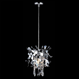 ROMEO SP2 CHROME D250 Crystal Lux ROMEO подвесной хрустальный светильник цилиндрического силуэта в хроме