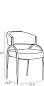 4781 Bahati Chair Arteriors мягкое сиденье