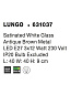 631037 LUNGO Novaluce светильник LED E27 3x12W IP20
