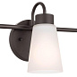 Erma 20.5" 3 Light Vanity Light Olde Bronze настенный светильник 55126OZ Kichler — фото 2