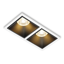 Потолочные светодиодные светильники Led technology NEW KUB IN 22.30 W 2FW NO DIM черный + белый