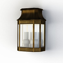 Louis Philippe 2 N° 1; Clear glass E27 105W; Gold patina