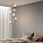 Metal Lux Giro PL 6L современный потолочный светильник с шестью лампами белый; шампань 280.306.02 — фото 2