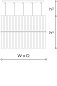 Подвесной светильник Italamp Lab T100/100x40 — фото 1