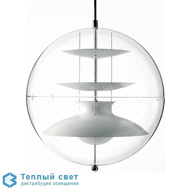 подвесной светильник с полупрозрачным стеклянным корпусом и плавными линиями