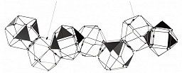 5087/32L Odeon Light Trellis подвесной светильник с хрустальными элементами черного цвета