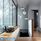 LOUIS подвесной светильник CVL-LUMINAIRES Noir satin - verre opale — фото 4
