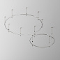 TRX154-2SR-D1800-PT Maytoni Busbar trunkings Flarity Шинопровод накладной/подвесной Платина — фото 4