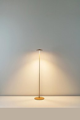 Торшер Milan Iluminacion Pla 120, золотистый металлик