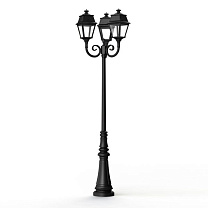 Avenue 2 N° 11; Clear glass Built-in LED 2700°K warm white 3x13W; Dark black