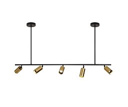 Люстра Kink Light Кайко черный/бронза 07615-5