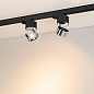 038125 Arlight Светильник SP-PLURIO-TRACK-4TR-R77-9W Warm3000 (BK-CHR, 36 deg, 230V) — фото 2