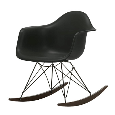 4055737198472 Eames Vitra Кресло-качалка, черный/темный клен
