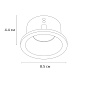 A2869PL-1BK Arte Lamp Helm точечный встраиваемый светильник GU10 1х35W — фото 5