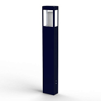 Tetra N° 4; Clear polycarbonate E27 70W; Steel blue