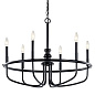 Capitol Hill 22" 6 Light Chandelier Black люстра 52304BK Kichler — фото 6