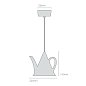 Подвесной светильник Original BTC Teapot 0 — фото 4