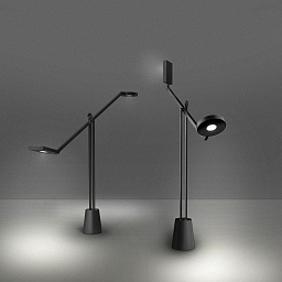 1442010A Artemide Equilibrist настольная лампа с двойной регулируемой штангой и направленным светом