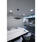 133840 SLV MEDO RING pendant, LED, black, Ã 60 cm подвесная кольцевая люстра — фото 2