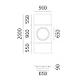 1202o00A Artemide ALPHABET OF LIGHT Настенный светильник с буквой о в нижнем регистре — фото 3