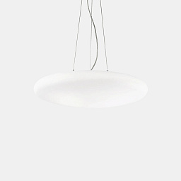 032009 Ideal lux Smarties подвесной светильник с округлым матовым плафоном на тросах