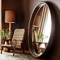 Зеркало Arteriors Lesley Large, светлый орех — фото 3