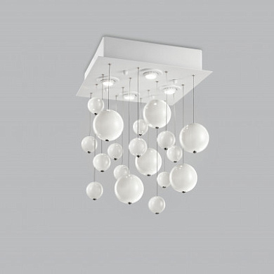 Metal Lux Bolero PL 4L 70 Square квадратный светильник с четырьмя лампами белый 254.340.02