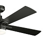 52" Lija Fan Satin Black люстра-вентилятор 330140SBK Kichler — фото 3