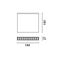 QI66 Laser Blade XS iGuzzini Ceiling-mounted linear HC - 10 cells - Flood beam