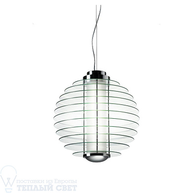 подвесной светильник с прозрачным абажуром в виде шара