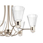 Kayva27.75" LED 6 Light Chandelier Polished Nickel люстра 44354PNLED Kichler — фото 3