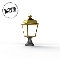 Place des Vosges 1 Tradition N° 6; Frosted glass E27 105W; Raw brass