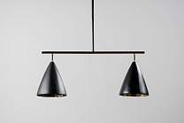 Black with Etched Gold