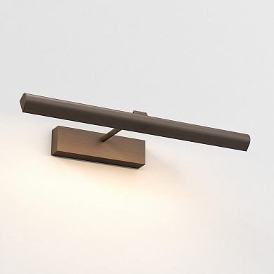 настенная подсветка для картин вытянутой формы бронза