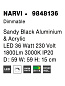 9848136 NARVI Novaluce светильник LED 36W 230V 1800Lm 3000K IP20