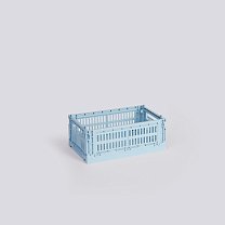 Ящик для хранения HAY Colour Crate S, нежно-голубой
