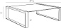 6854 Jocelyn Coffee Table Arteriors кофейный стол